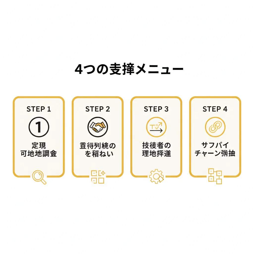 4つの支援メニュー