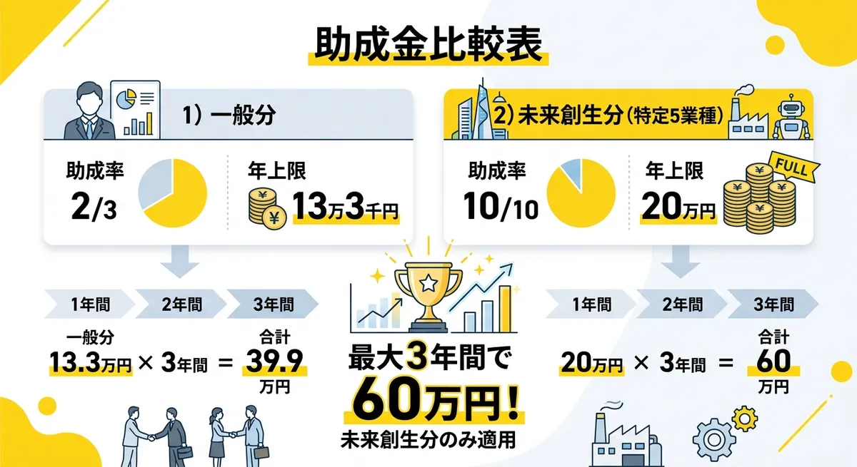 秋田県奨学金返還助成制度 助成金比較表