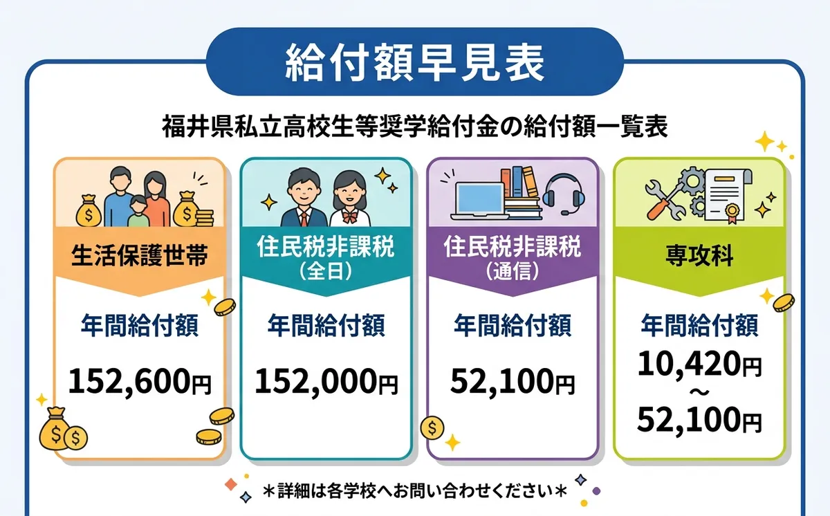 給付額早見表
