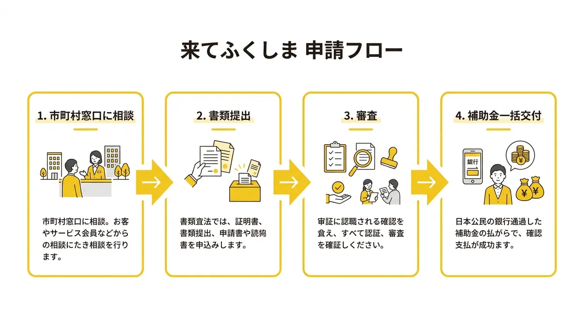 申請フロー図解
