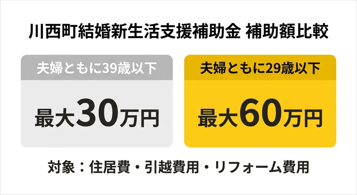 補助額比較の図解