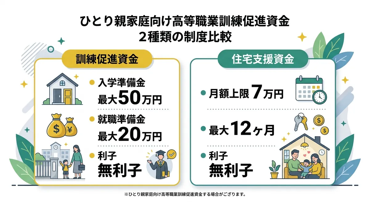 2種類の貸付制度比較