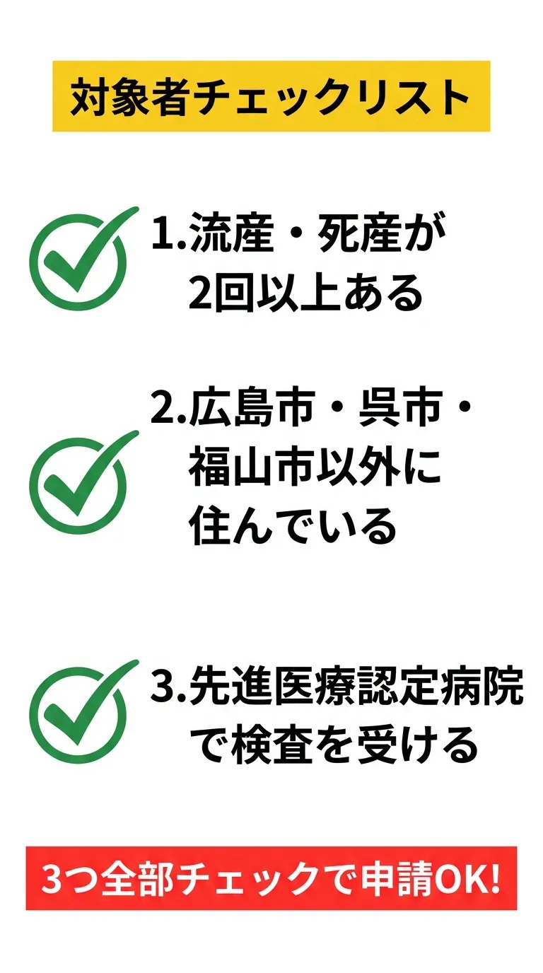 対象者チェックリスト
